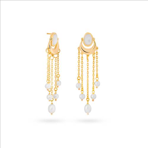گوشواره ماه مروارید کد EM310