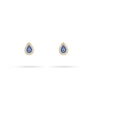 گوشواره اشک میناکاری کد EA053-MO
